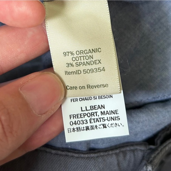 L.L. Bean Grey Cropped Pants Ankle Length Casual Minimalist Summer 16 - Picture 3 of 6